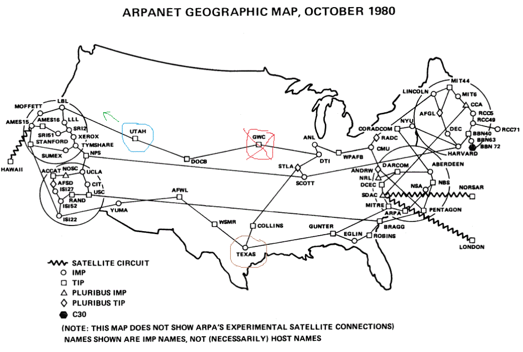 sicurezza informatica cyber security arpanet 1980